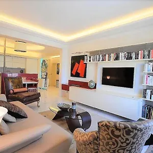 Palais Miramar Art Modern - Derniere Etages Vue - 75m De Confort - En Face Des Plages -wifi - Clim Appartement